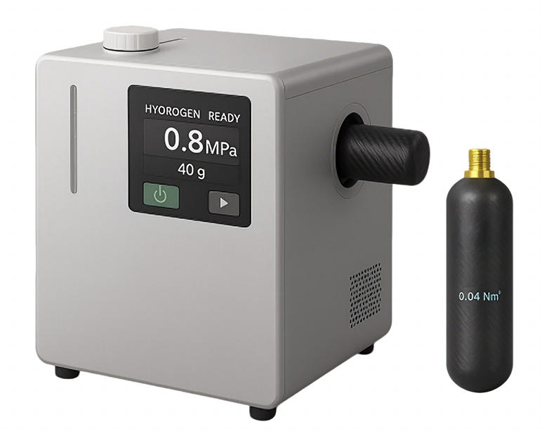 0.8MPa微型低压氢瓶一体机